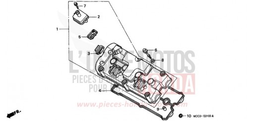 COUVERCLE DE CULASSE CB1100SF1 de 2001